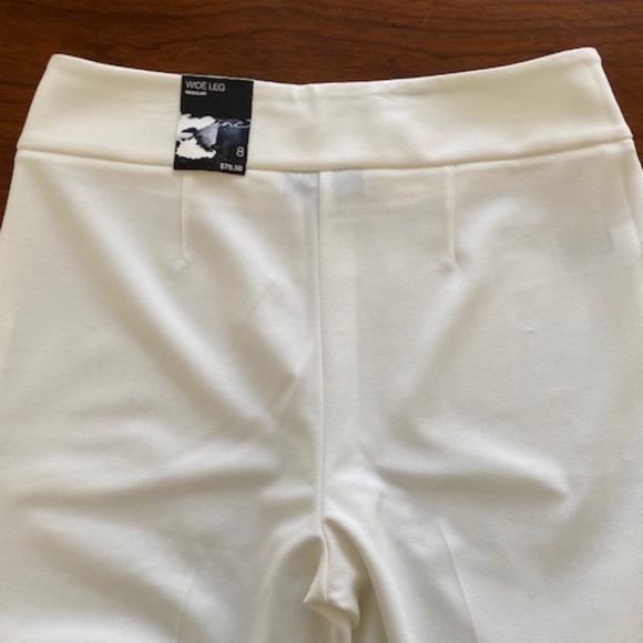 INC Fluid Crepe Ivory Pants (NWT) - Picture 10 of 13